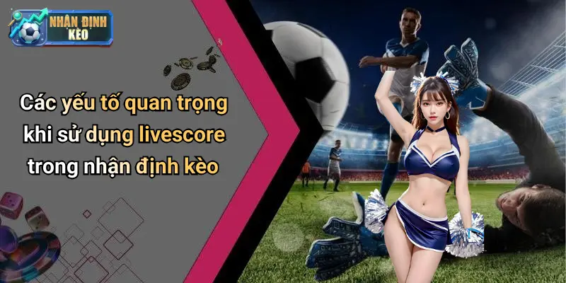 Các yếu tố quan trọng khi sử dụng livescore trong nhận định kèo