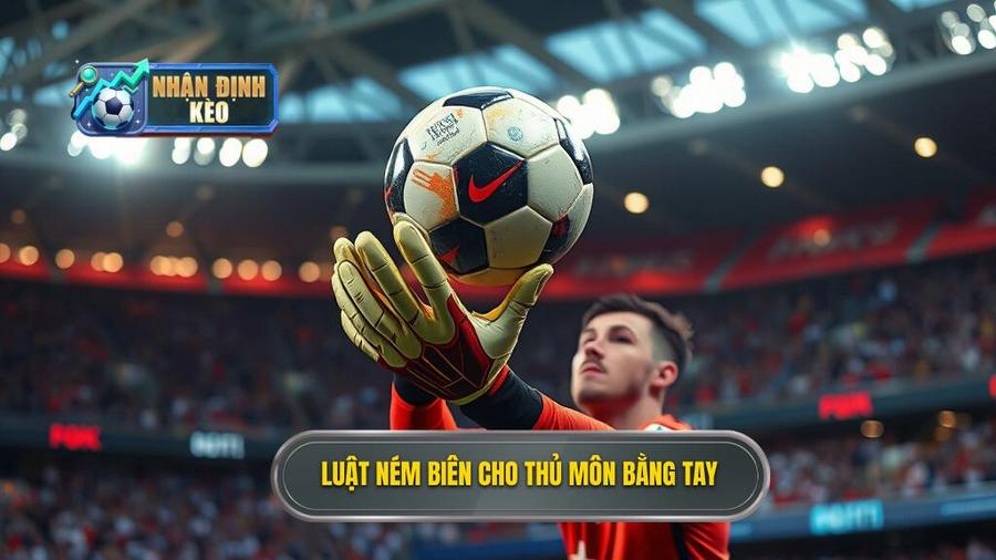 1. Luật ném biên cho thủ môn bằng tay
