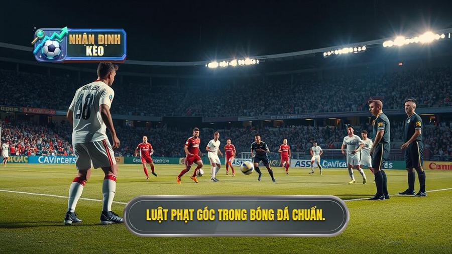 1. Luật phạt góc trong bóng đá chuẩn.