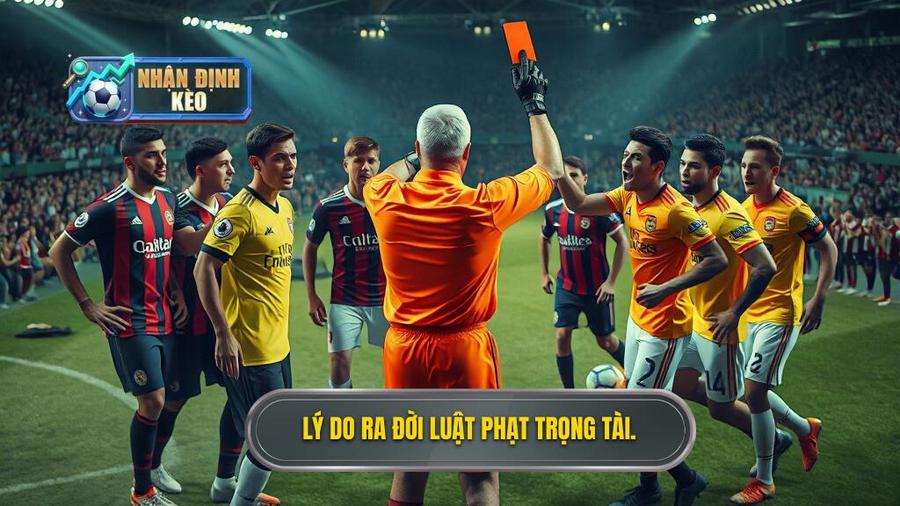 1. Lý do ra đời luật phạt trọng tài.