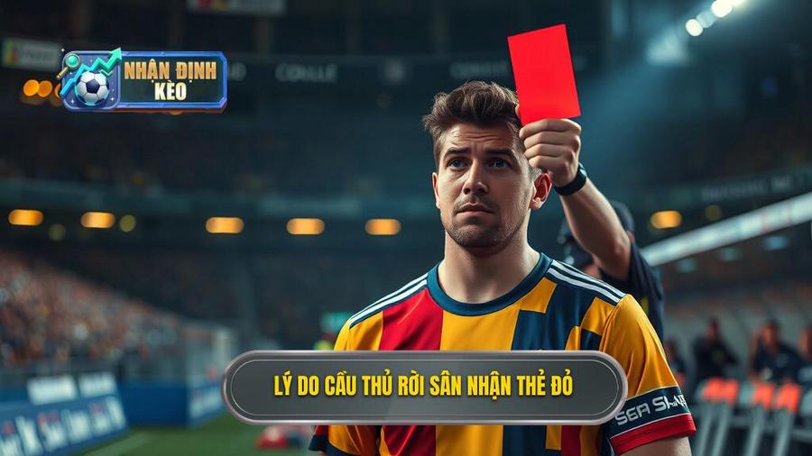 2. Lý do cầu thủ rời sân nhận thẻ đỏ