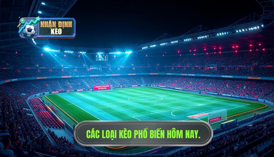 Bảng tổng hợp các loại kèo phổ biến trong nhận định kèo hôm nay