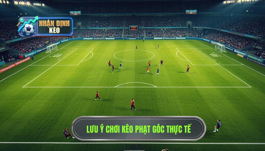 Những lưu ý khi chơi kèo phạt góc dựa trên diễn biến thực tế