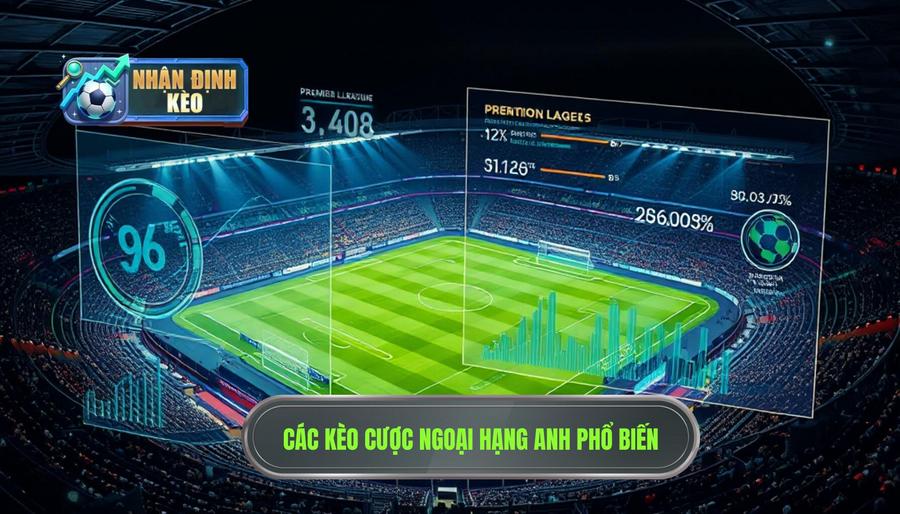 Bảng tổng hợp các thị trường kèo phổ biến tại Ngoại hạng Anh Bảng tổng hợp các thị trường kèo phổ biến tại Ngoại hạng Anh